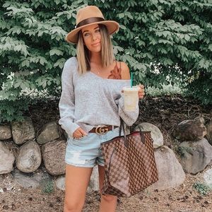 💎✨NEVERFULL GM✨💎 Damier Ebene Louis Vuitton Auth